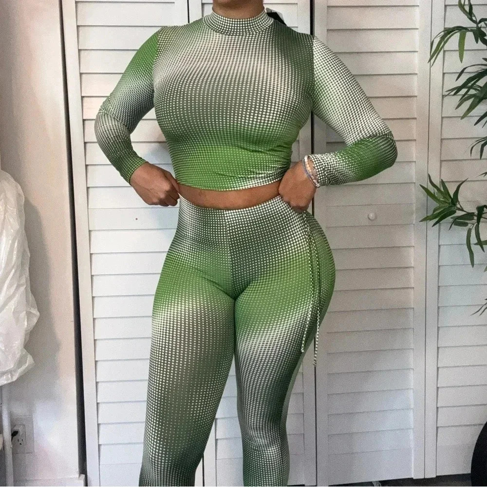 Two Piece Green Set